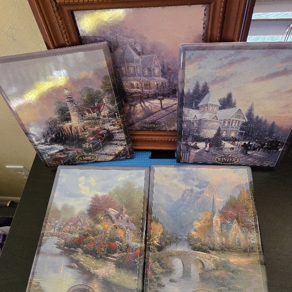 Thomas Kinkade Seasonal Art Set - Picture 5 of 8